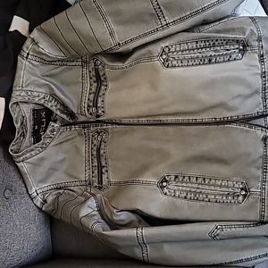 Men’s Helix Faux Leather Jacket